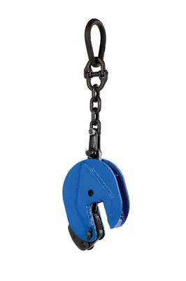 Vestil CPC-40 vertical plate clamps with chain shown from an alternate angle