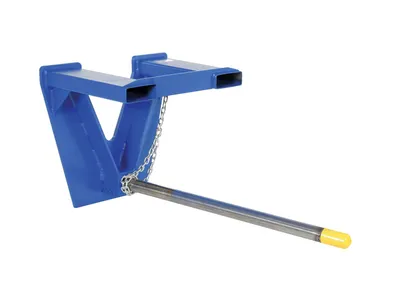 Vestil Steel Rug Ram Boom Fork Mounted Inverted 48" Long 2500 Lb. Capacity Blue