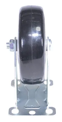 Vestil CST-VE-4X1.25PP-R polyurethane polyolefin caster shown from an alternate angle