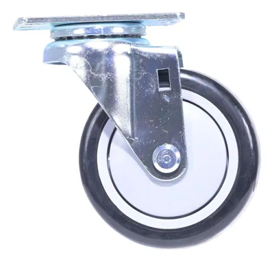 Vestil CST-VE-4X1.25PP-S polyurethane polyolefin caster shown from an alternate angle