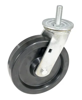 Vestil Phenolic Stem Swivel Caster 8 In. Diameter x 2 In. Width 1300 Lb. Capacity Black/Silver