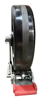 Vestil CST-VE-8X2PH-SWTB phenolic caster shown from an alternate angle