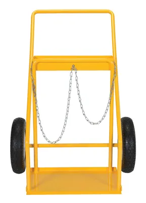 Vestil CYHT-2 welding cylinder cart shown from an alternate angle