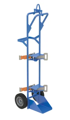 Vestil Steel Overhead Cylinder Lift 21-3/16 In. x 18-11/16 In. x 66-3/4 In. 150 Lb. Capacity Blue