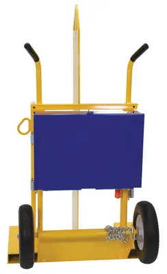 Vestil CYL-2-FF welding cylinder torch cart shown from an alternate angle