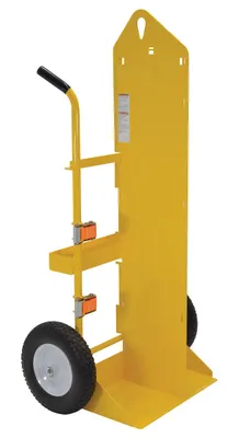 Vestil Steel Torch Cart-Lift Eye with Foam Filled Wheels 22-13/16 In. x 34-1/2 In. x 66-3/8 In. 500 Lb. Capacity Yellow