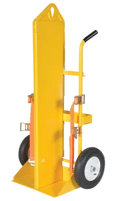 Vestil Steel Torch Cart-Lift Eye-Fire Proof 23 In. x 34-1/2 In. x 66-3/8 In. 500 Lb. Capacity Yellow