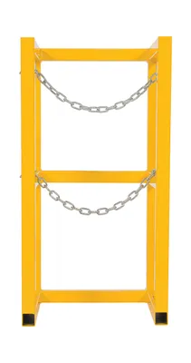 Vestil CYL-FMSR-1 cylinder barricade rack shown from an alternate angle