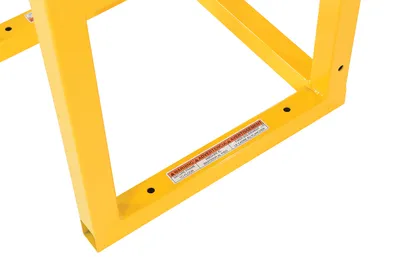 Vestil CYL-FMSR-1 cylinder barricade rack shown from an alternate angle