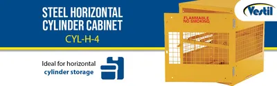 Vestil CYL-H-4 cylinder storage cabinets (usa sales) feature highlights