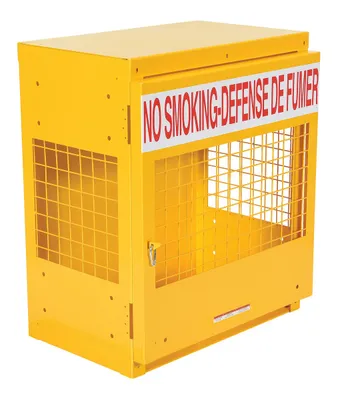 Vestil Steel Canadian LP Cylinder Storage Cabinet 20 In. x 30 In. x 35-1/4 In. 2 Cylinder Capacity