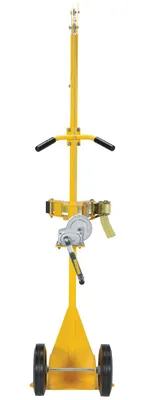 Vestil CYL-LT-1-HR portable cylinder lifter shown from an alternate angle