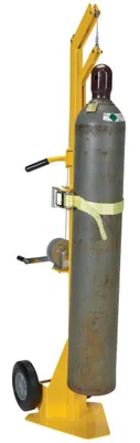 Vestil CYL-LT-1-HR portable cylinder lifter shown from an alternate angle
