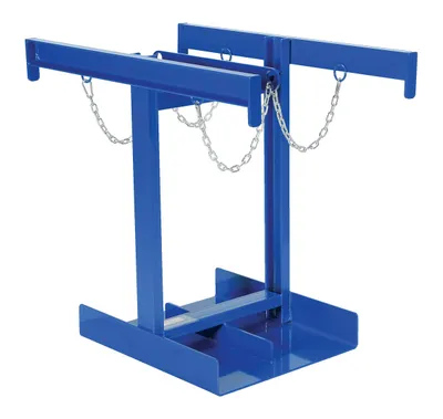 Vestil Steel Cylinder Caddy 4 Maximum Cylinders 800 Lb. Capacity Blue