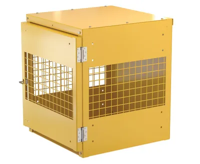 Vestil CYL-V-4-KD cylinder storage cabinets (usa sales) shown from an alternate angle