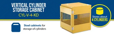 Vestil CYL-V-4-KD cylinder storage cabinets (usa sales) feature highlights