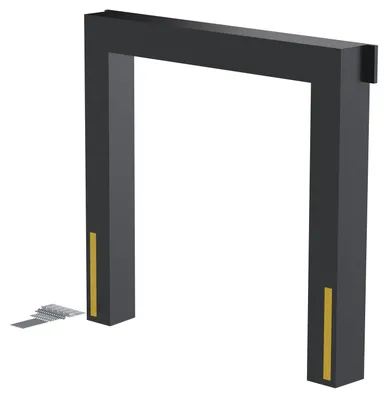 Vestil Vinyl Dock Seal 14 In. 8 Ft. x 8 Ft. Black