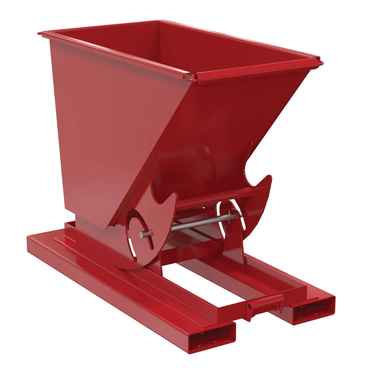 Vestil D-25-LD-NB-SR d-style hoppers, no bump & dump