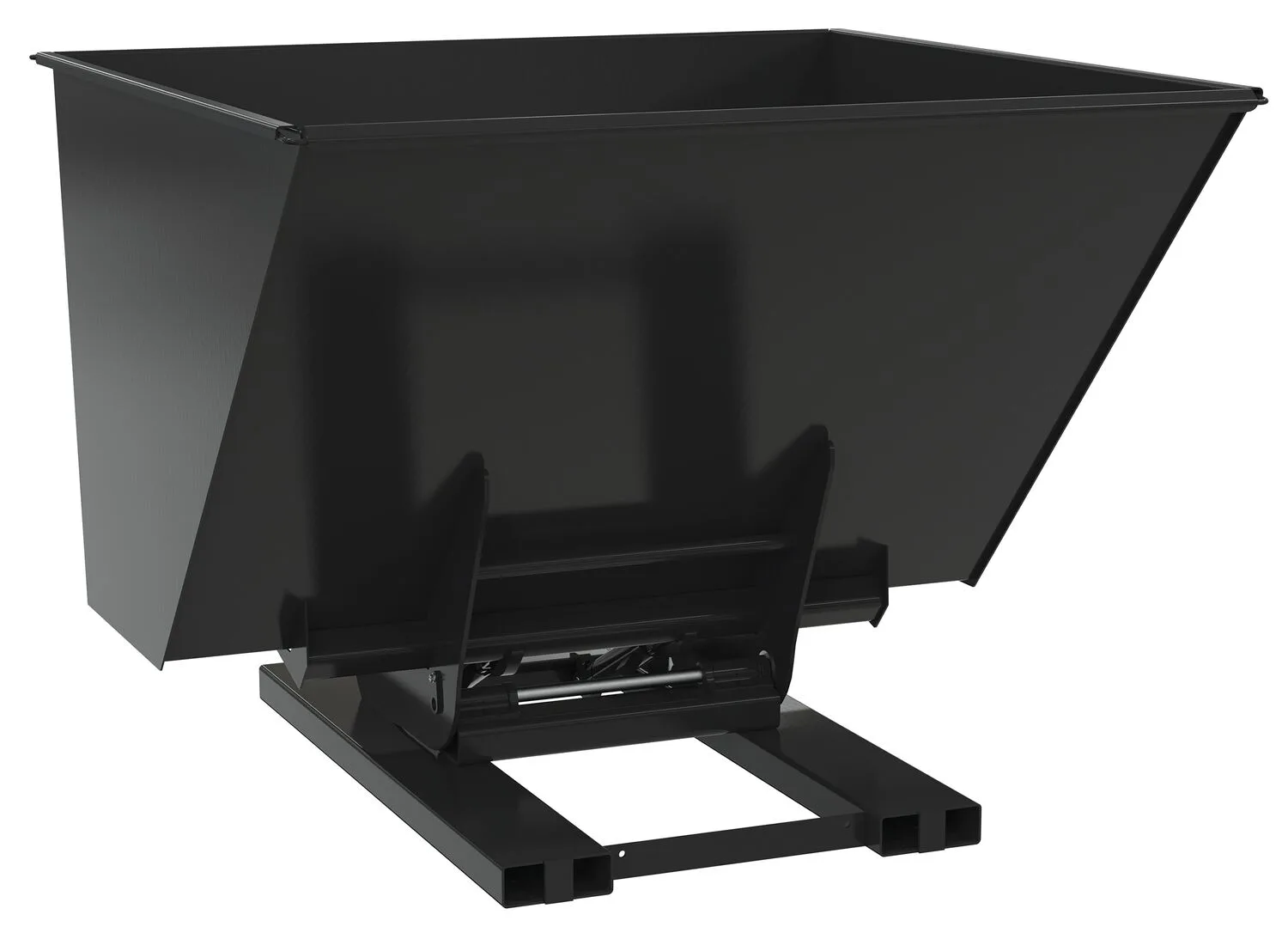 Vestil D-250-HD-HYD-BK hydraulic dumping hopper