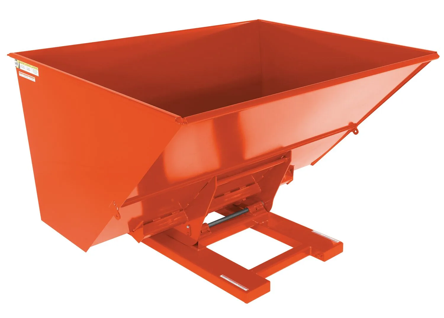 Vestil D-300-HD-HYD-OR hydraulic dumping hopper
