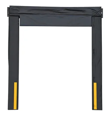 Vestil Nylon (Vinyl) Dock Seal 10 In. 8 Ft. x 9 Ft. Black