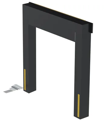Vestil Nylon (Vinyl) Dock Seal 14 In. 8 Ft. x 9 Ft. Black