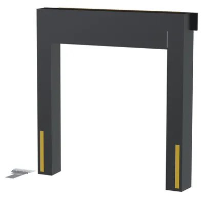 Vestil Nylon (Vinyl) Dock Seal 16 In. 8 Ft. x 9 Ft. Black
