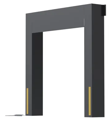 Vestil Nylon (Vinyl) Dock Seal 18 In. 8 Ft. x 9 Ft. Black