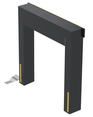 Vestil Nylon (Vinyl) Dock Seal 20 In. 8 Ft. x 9 Ft. Black