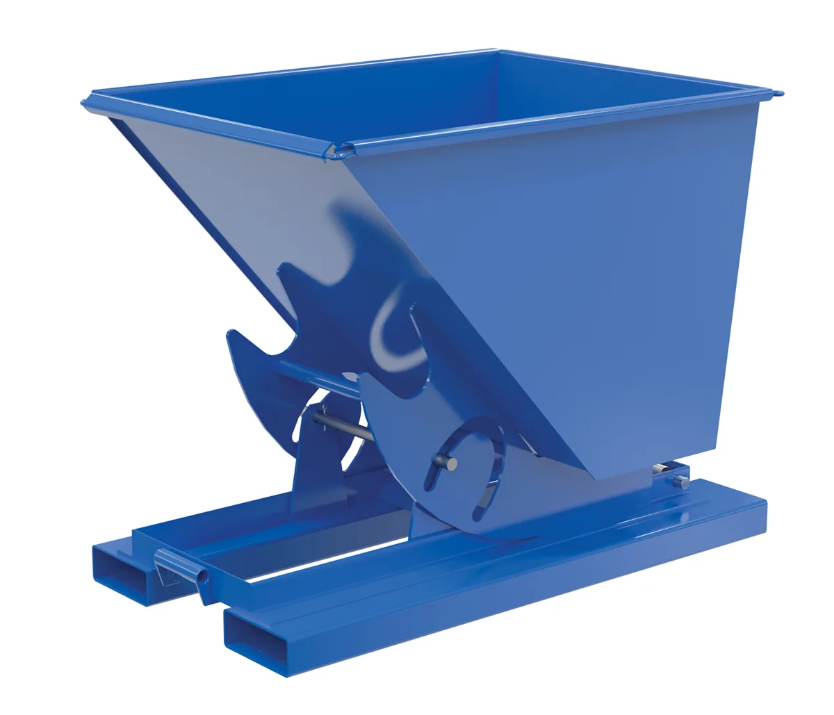 Vestil D-50-MD-NB d-style hoppers, no bump & dump