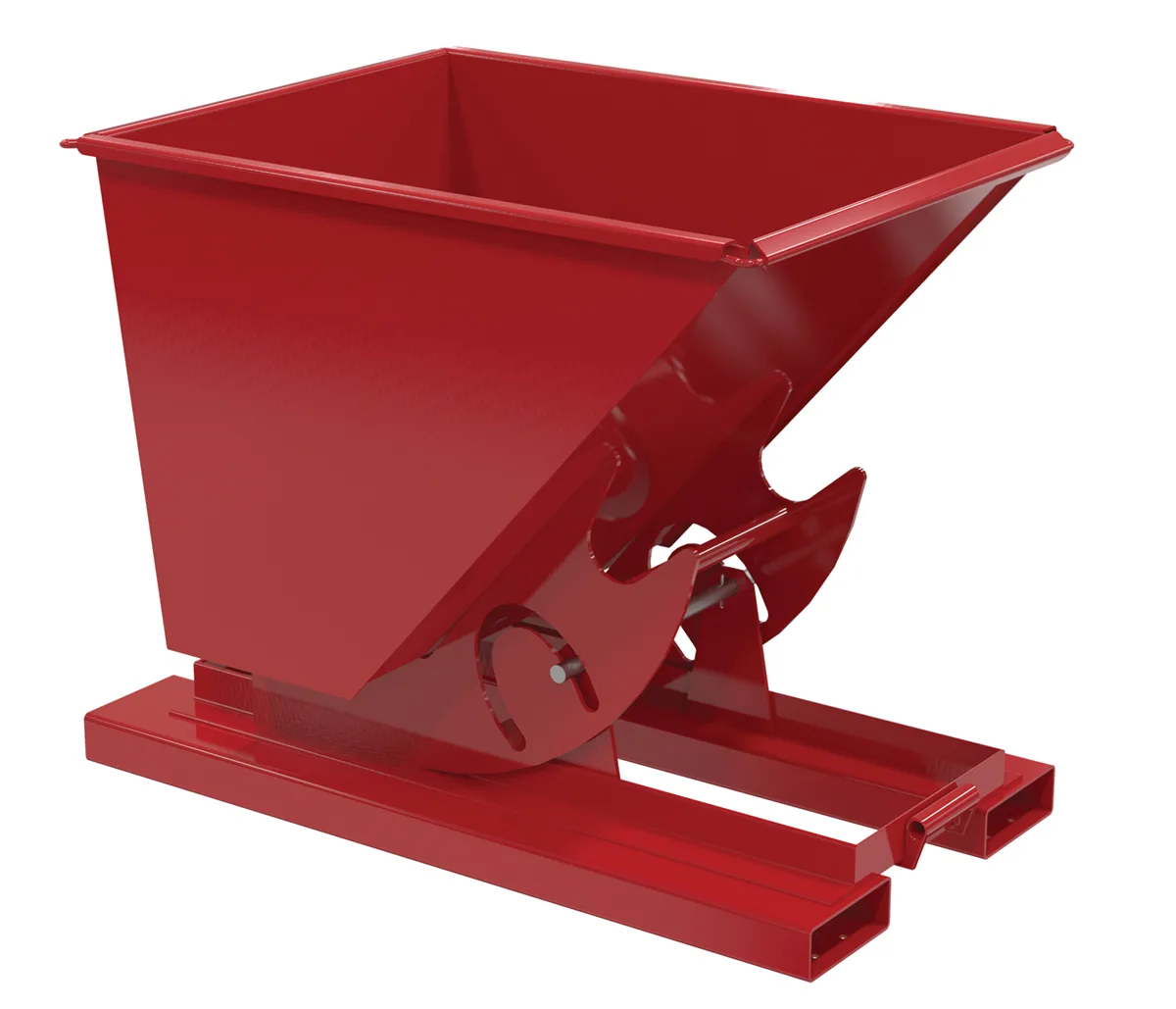 Vestil D-50-MD-NB-SR d-style hoppers, no bump & dump