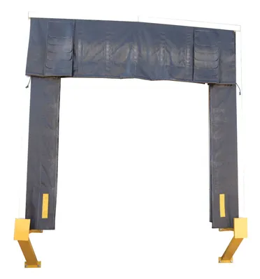 Vestil Vinyl Dock Shelter 24 In. 11 Ft. x 10.5 Ft. Black