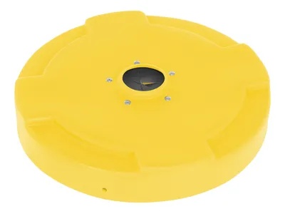 Vestil DC-P-55-CANF-YL recycling lid