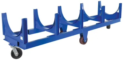 Vestil Steel Heavy Duty Cradle 123-1/16 In. x 31-1/2 In. x 32-3/8 In. 10000 Lb. Capacity Blue