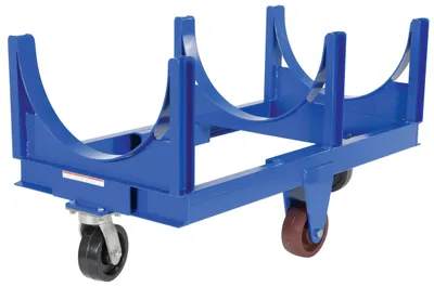 Vestil Steel Heavy Duty Cradle 63-1/16 In. x 31-1/2 In. x 32-3/8 In. 10000 Lb. Capacity Blue