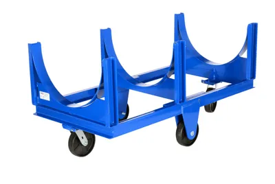 Vestil Steel Heavy Duty Cradle 60-5/16 In. x 31-1/2 In. x 30 In. 4000 Lb. Capacity Blue