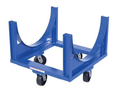 Vestil Steel Heavy Duty Cradle 30-11/16 In. x 30-3/8 In. x 25-5/8 In. 4000 Lb. Capacity Blue