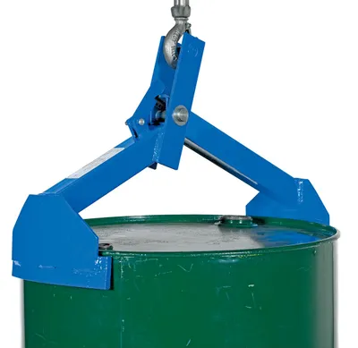 Vestil DCL-1000 drum clutcher shown from an alternate angle