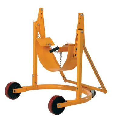 Vestil DCR-110-55 manual drum carrier rotator shown from an alternate angle