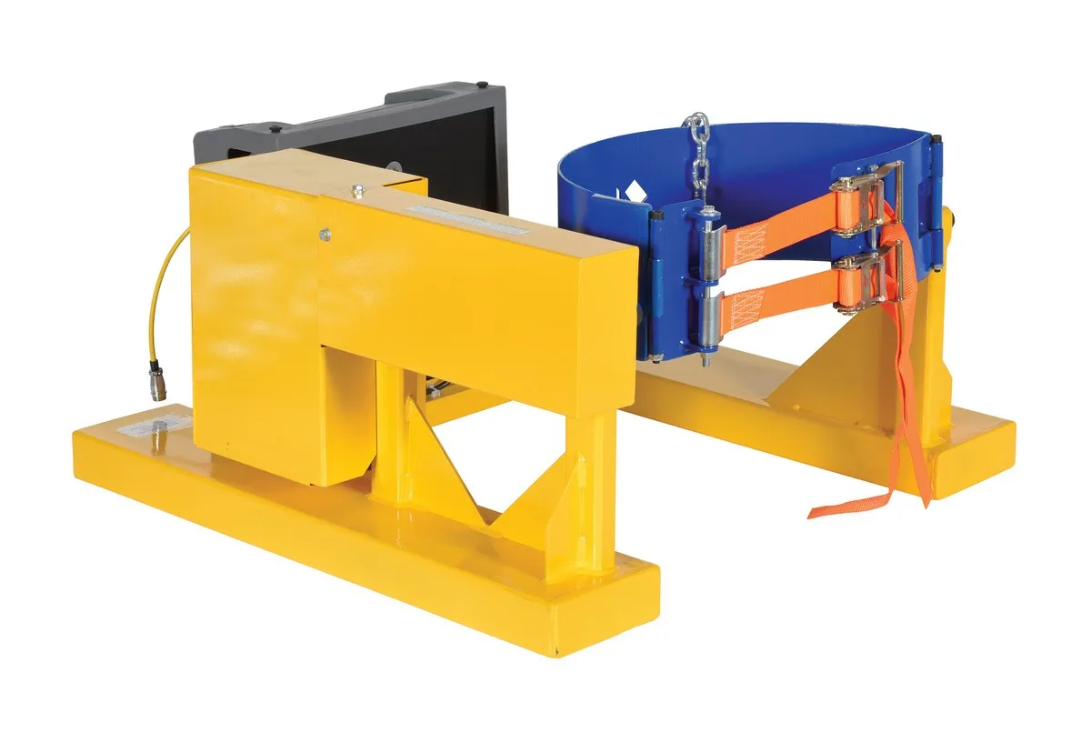 Vestil DCR-205-12-DC fork truck drum carrier rotator
