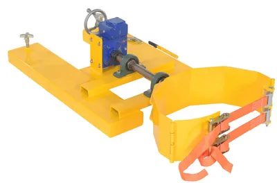 Vestil DCR-RAR-12 drum carrier right angle shown from an alternate angle