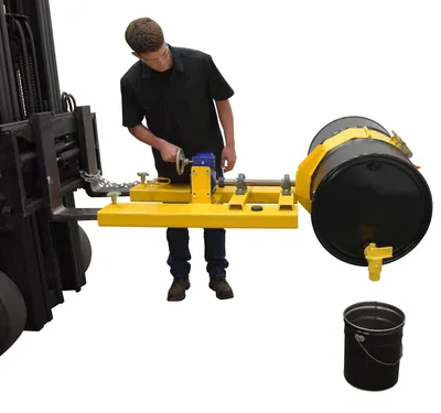Vestil DCR-RAR-12 drum carrier right angle shown from an alternate angle