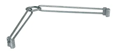 Vestil Galvanized Steel Drum Sling 3-3/4 In. x 2 In. x 22-1/2 In. 2000 Lb. Capacity Gray