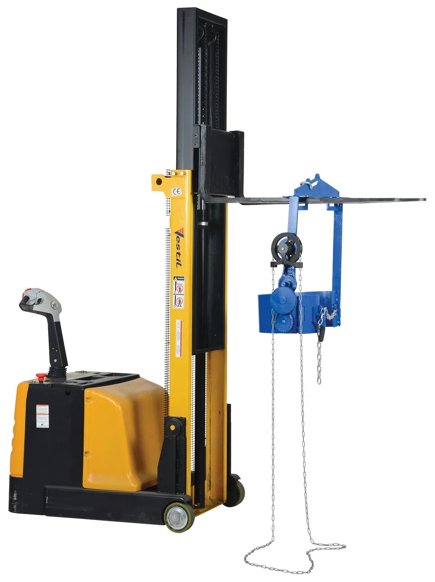 Vestil DCT-85 hoist mounted drum carrier rotator
