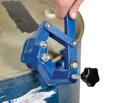 Vestil DD-9 manual drum deheader shown from an alternate angle
