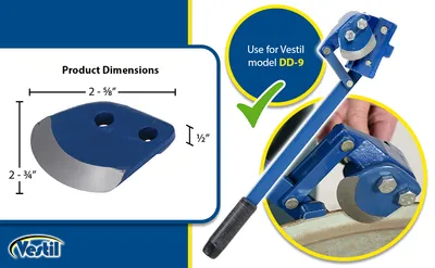 Vestil DDB-1 manual drum deheader feature highlights