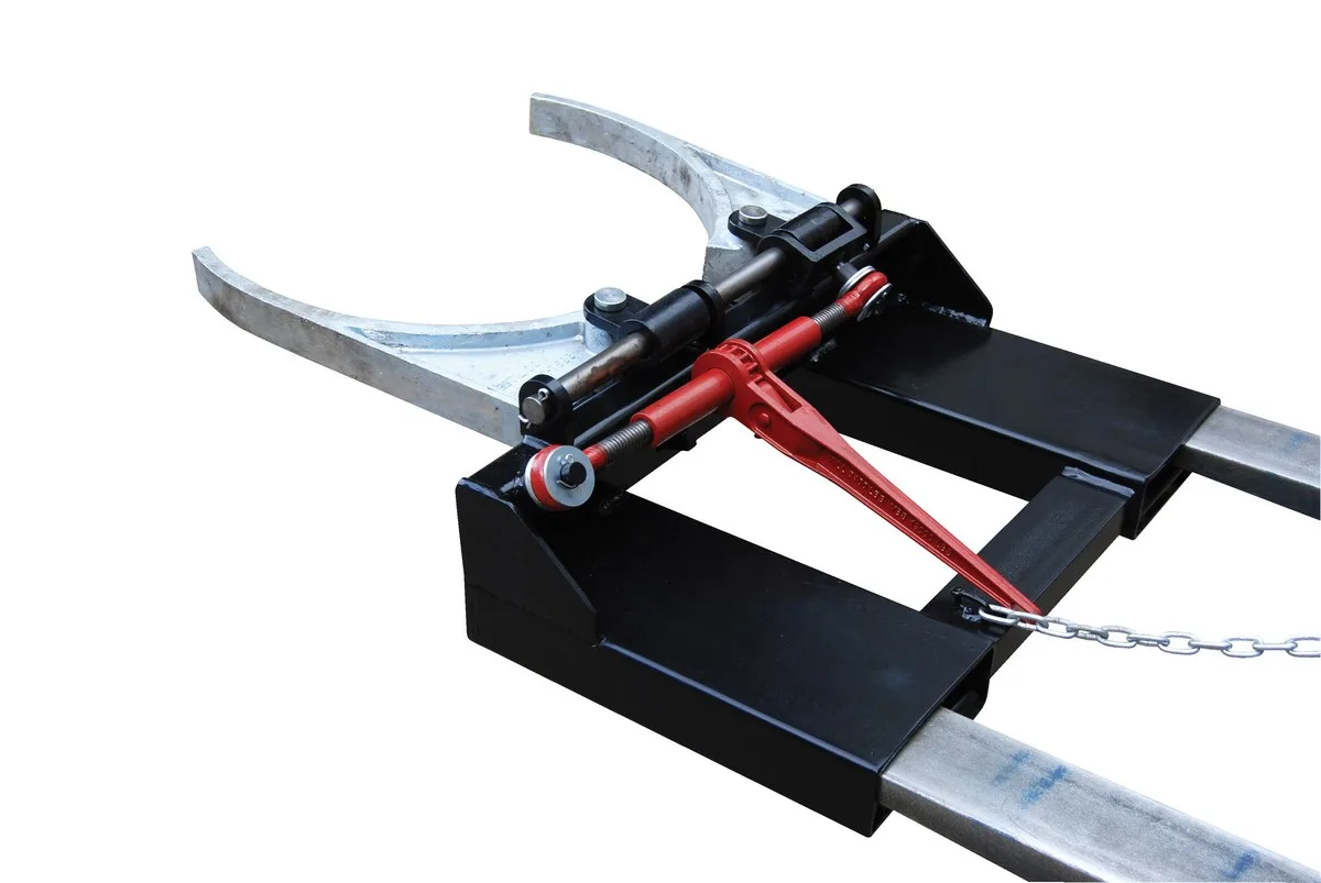 Vestil DGS-AG spring grip fork mounted drum gripper