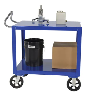Vestil DH-MR2-2436 ergo-handle cart shown from an alternate angle