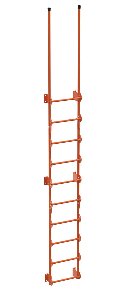 Vestil DKL-10-OR walk-thru style dock ladder