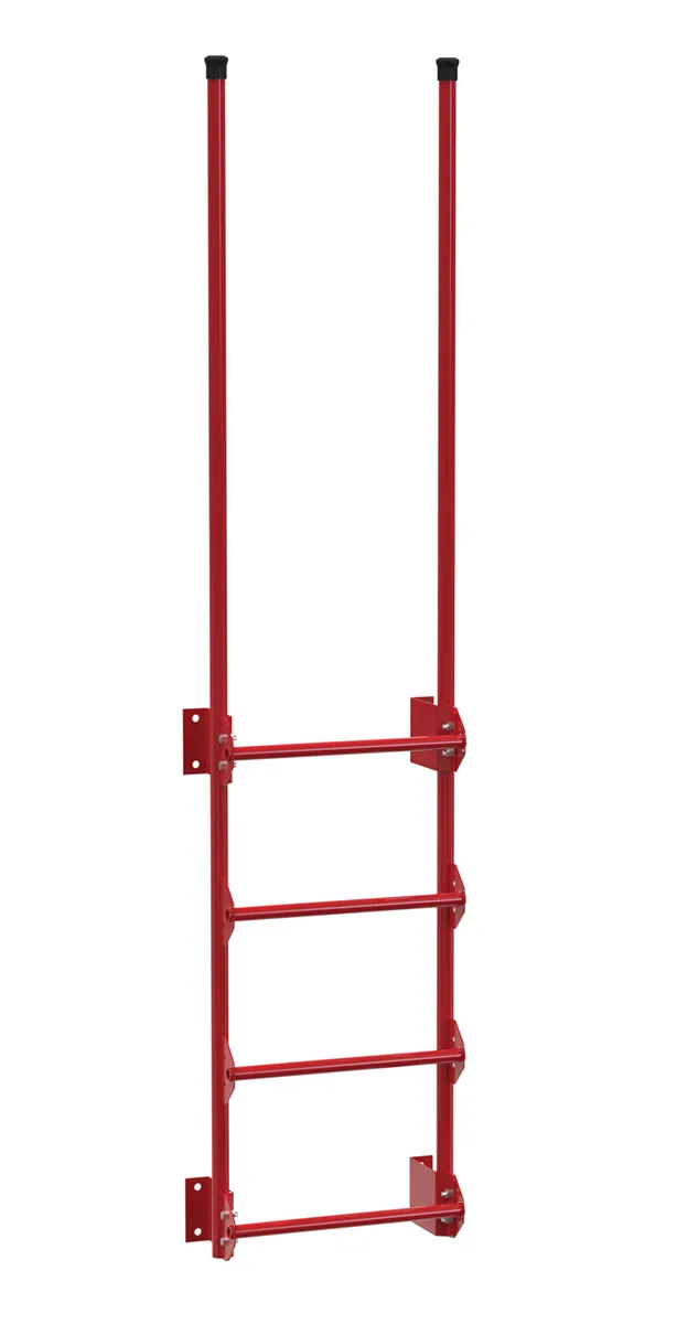 Vestil DKL-4-RD walk-thru style dock ladder